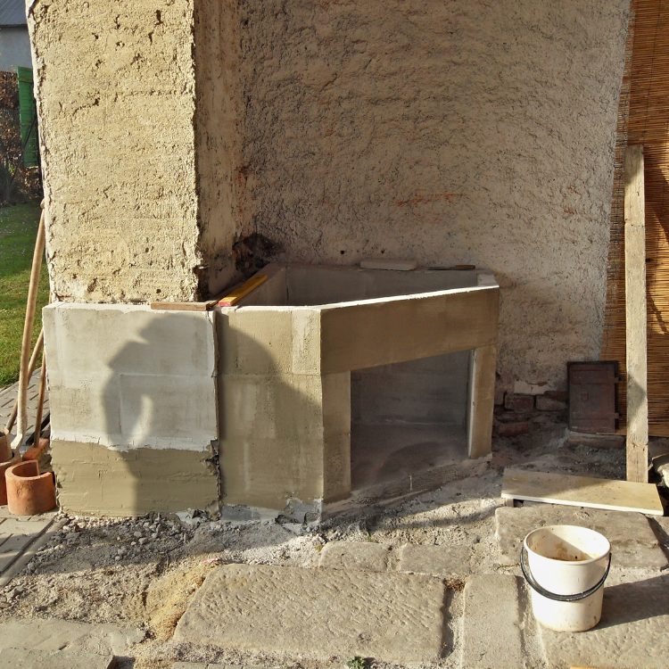 Outdoor Fireplace in Sherman, Texas