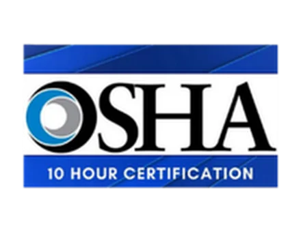 OSHA 10-hour training badge